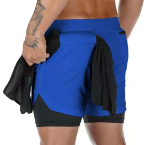 Shorts Para Treino 2 em 1 Esporte Air Effect